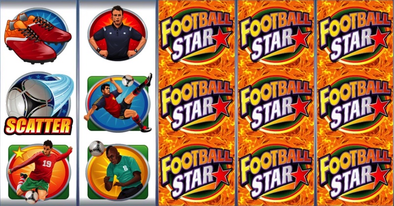 Symbole im Soccer Spielautomaten Football Star